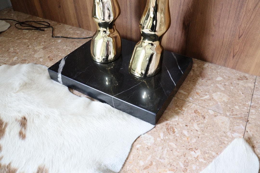 フロアスタンド ホースライト ゴールド 1灯 ランプ 照明