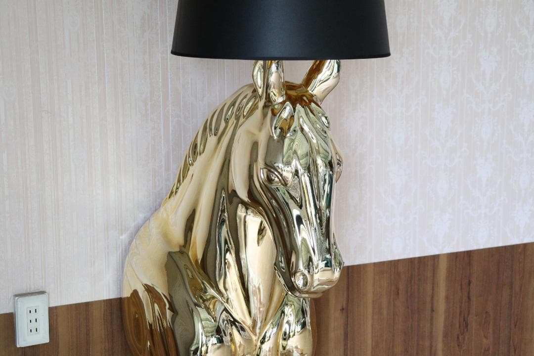 フロアスタンド ホースライト ゴールド 1灯 ランプ 照明