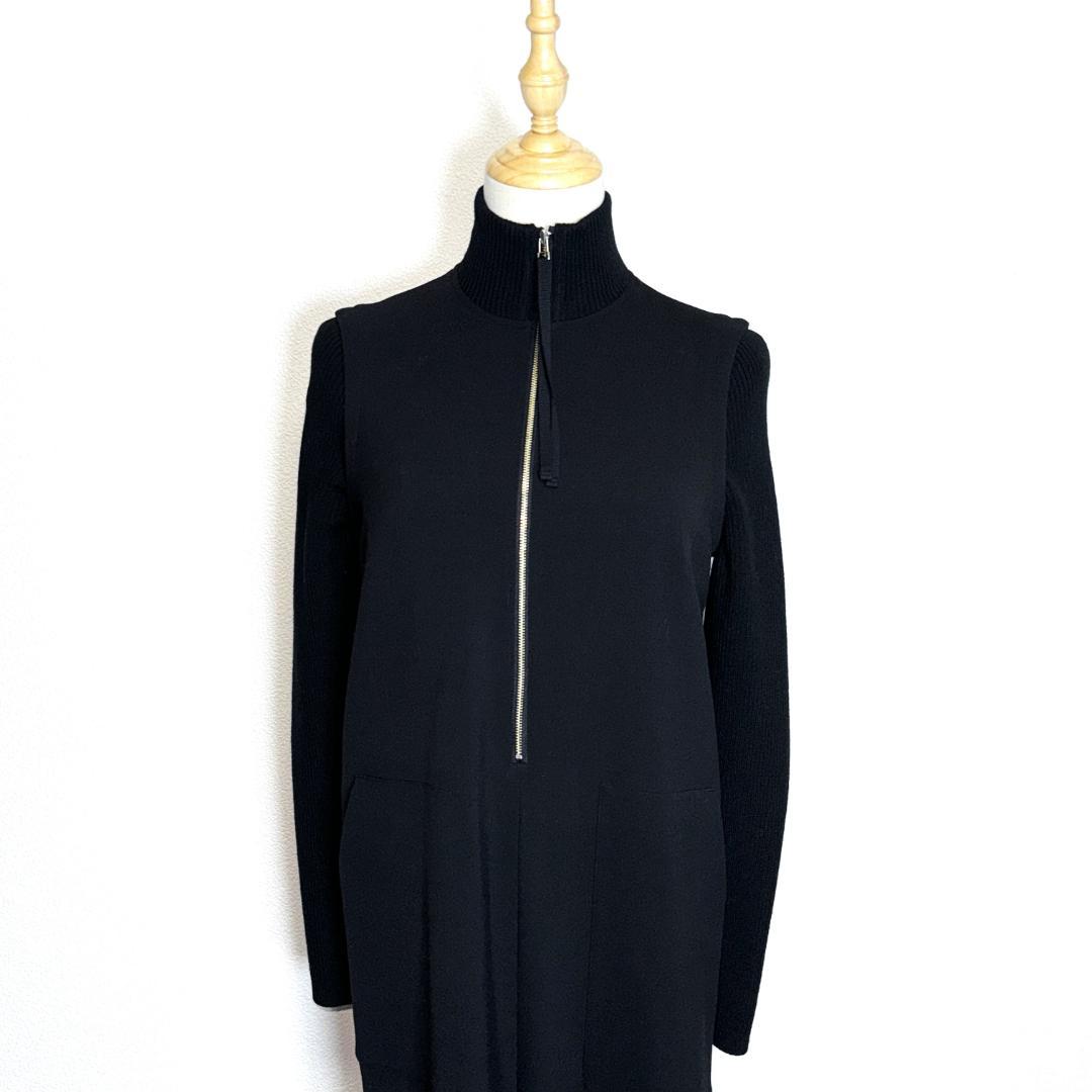 ★極美品★ ENFOLD エンフォルド オールインワン ブラック ニット 36