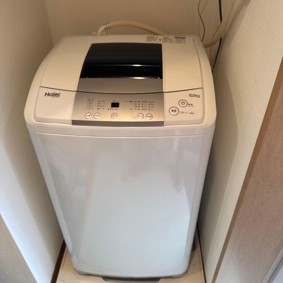 2月末発送　jw-k60m ハイアール　2016年式　洗濯機 6.0kg