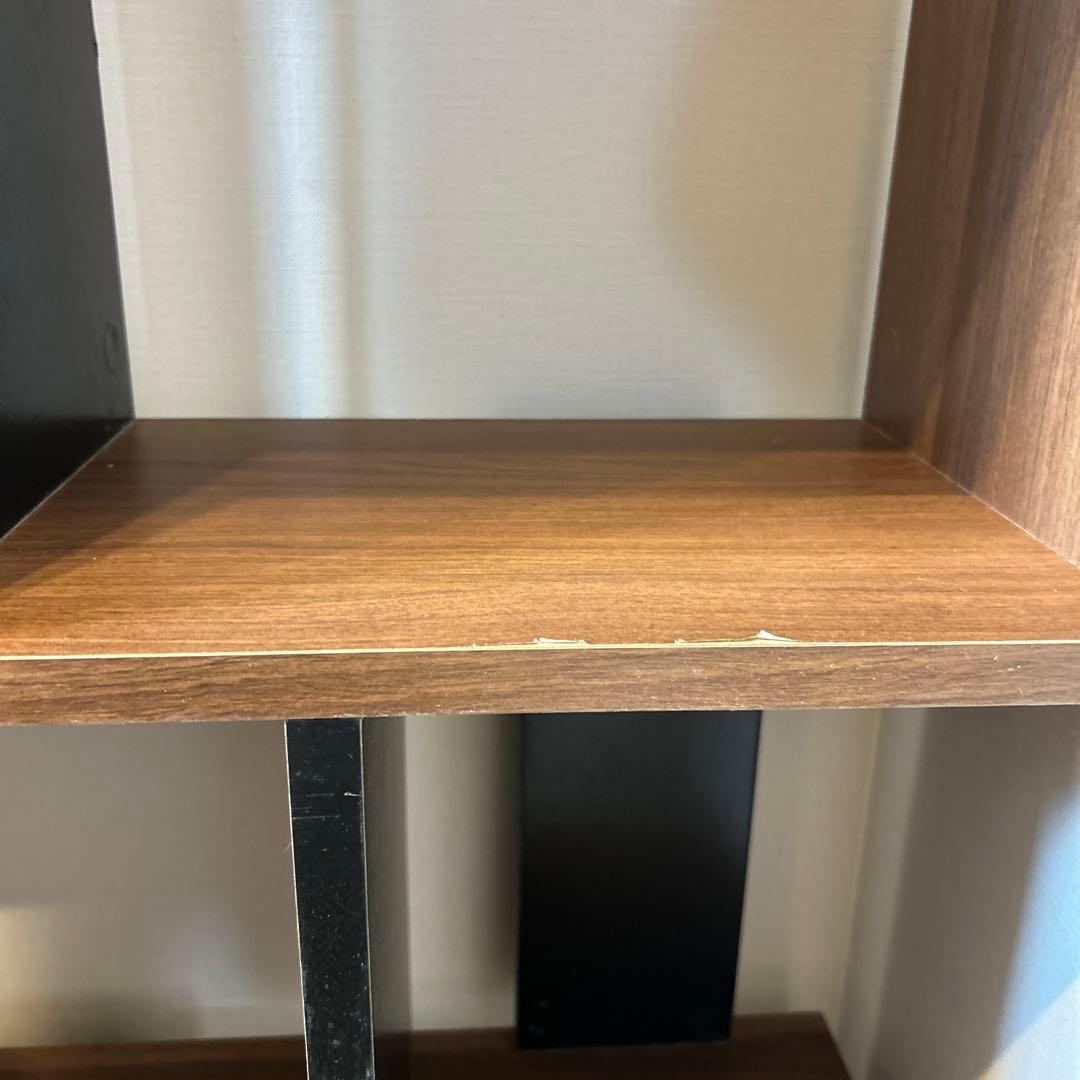 木製ラック 4段・3段 59cm幅×2