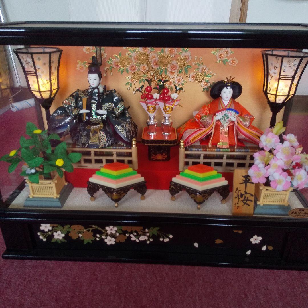 特選オルゴール付雛人形ケース入り