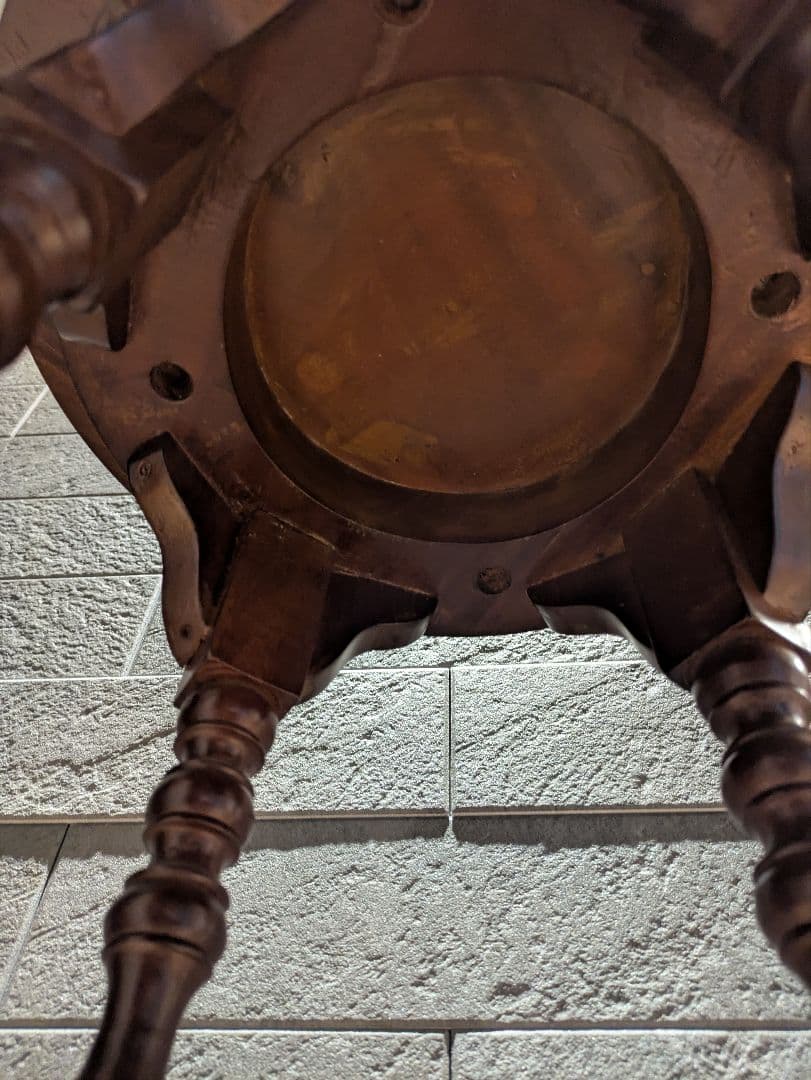 英国　イギリス　ツイストレッグ　フラワースタンド　花台　アンティーク