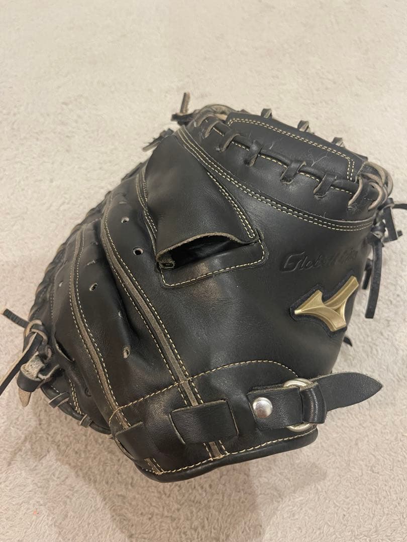 マ*オ様 ミズノ　グローバルエリート　キャッチャーミット　黒