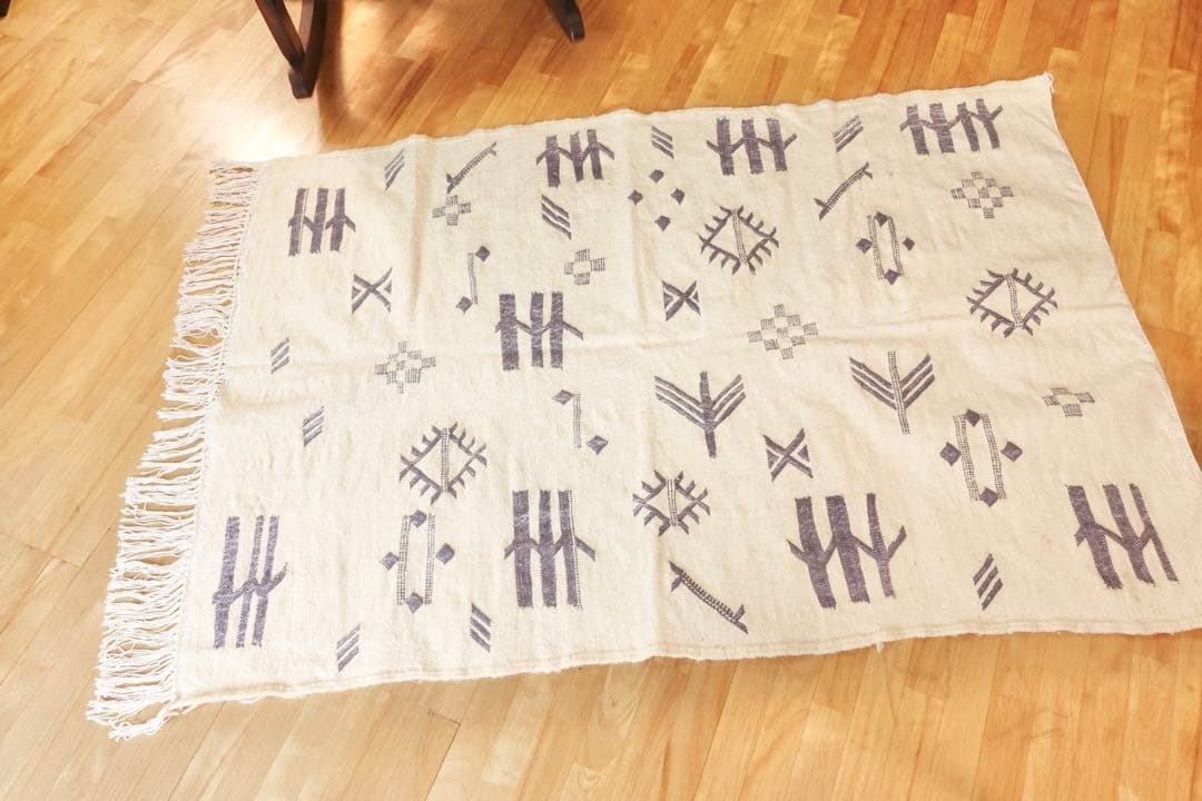 【モロッコラグハンベル絨毯】直輸入