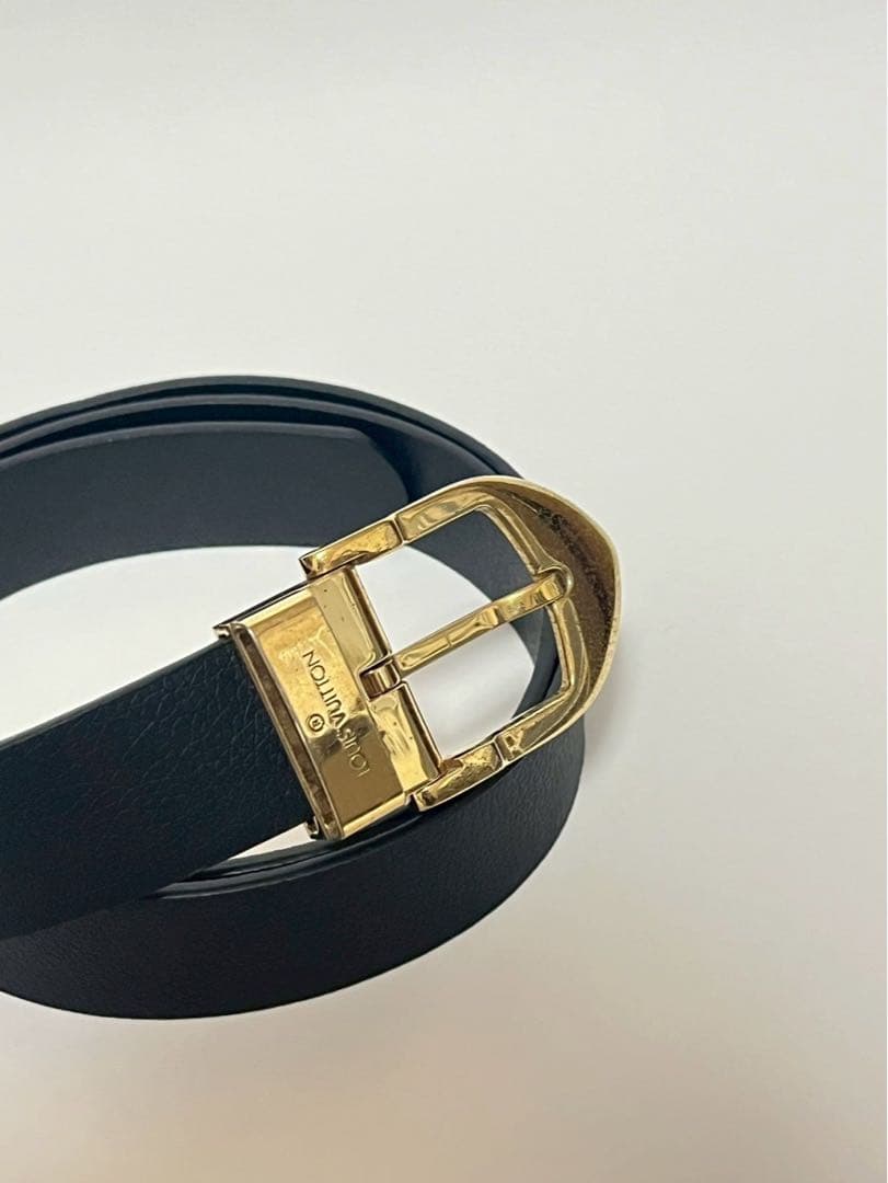 LOUISVUITTONルイヴィトン ベルト 金色バックル