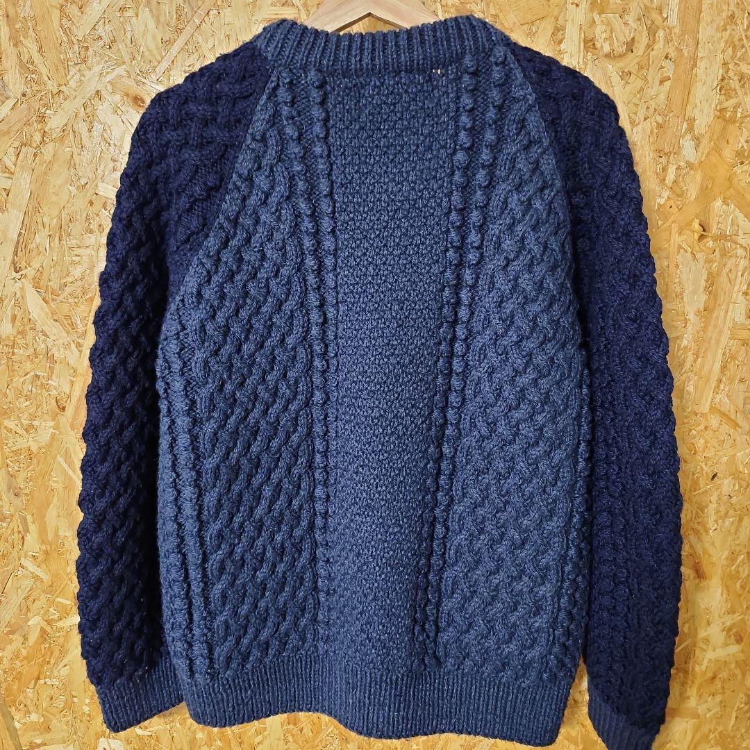 インバーアラン 4A SHIPS別注 クルーネック カーディガン スコットランド