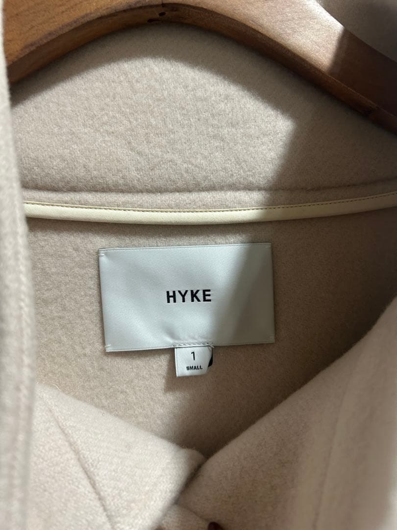 ジャケット・アウター HYKE DOUBLE FACE DUFFEL JACKET