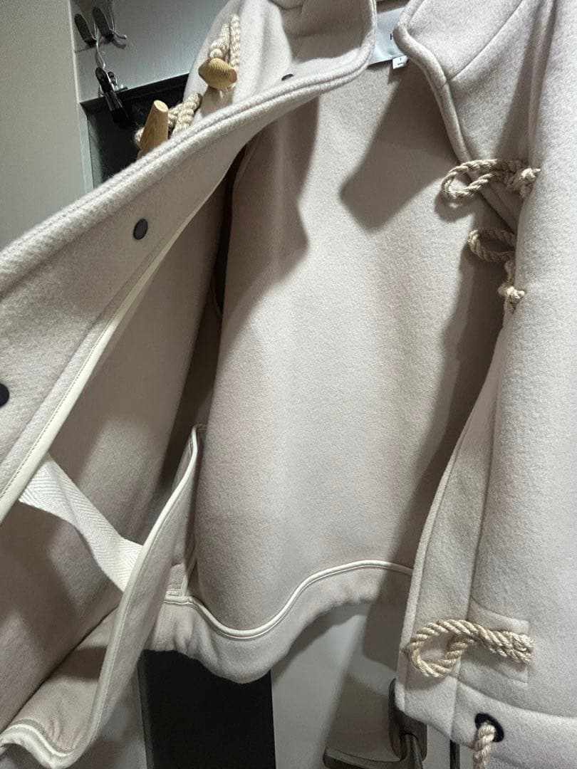 ジャケット・アウター HYKE DOUBLE FACE DUFFEL JACKET