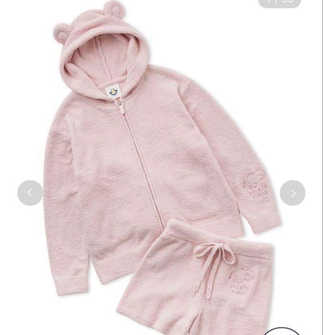 ポケモンスリープ ベビモコ ヤドン パーカー ショートパンツセット