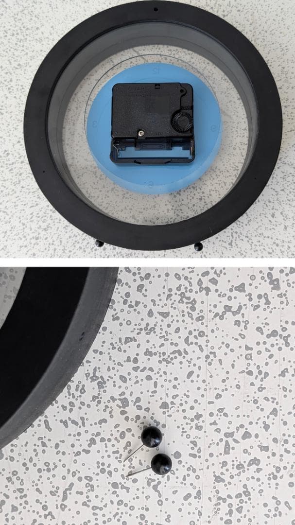 80s シンワ ビンテージ 掛け置き両用 時計 グッドデザイン ポストモダン