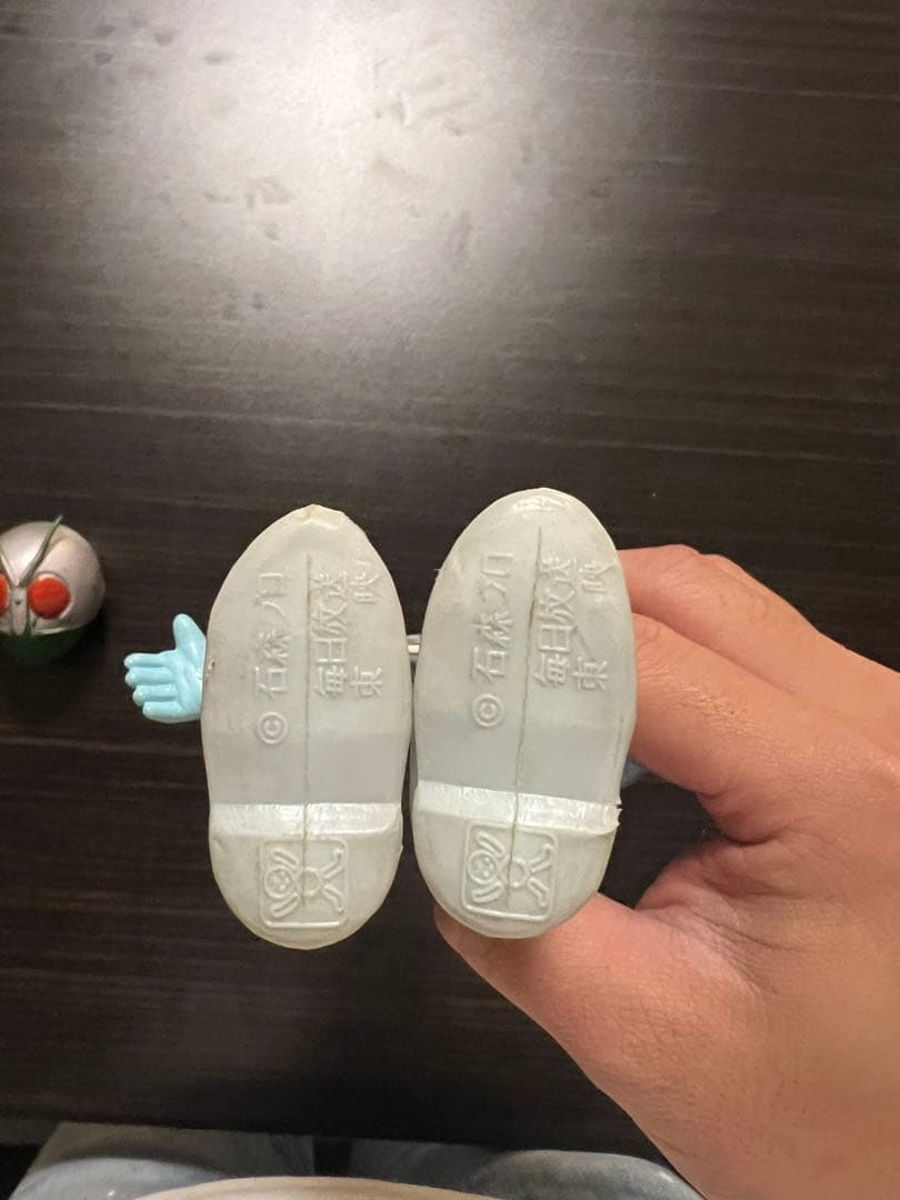 当時物　旧バンダイ　仮面ライダー　面取れソフビ