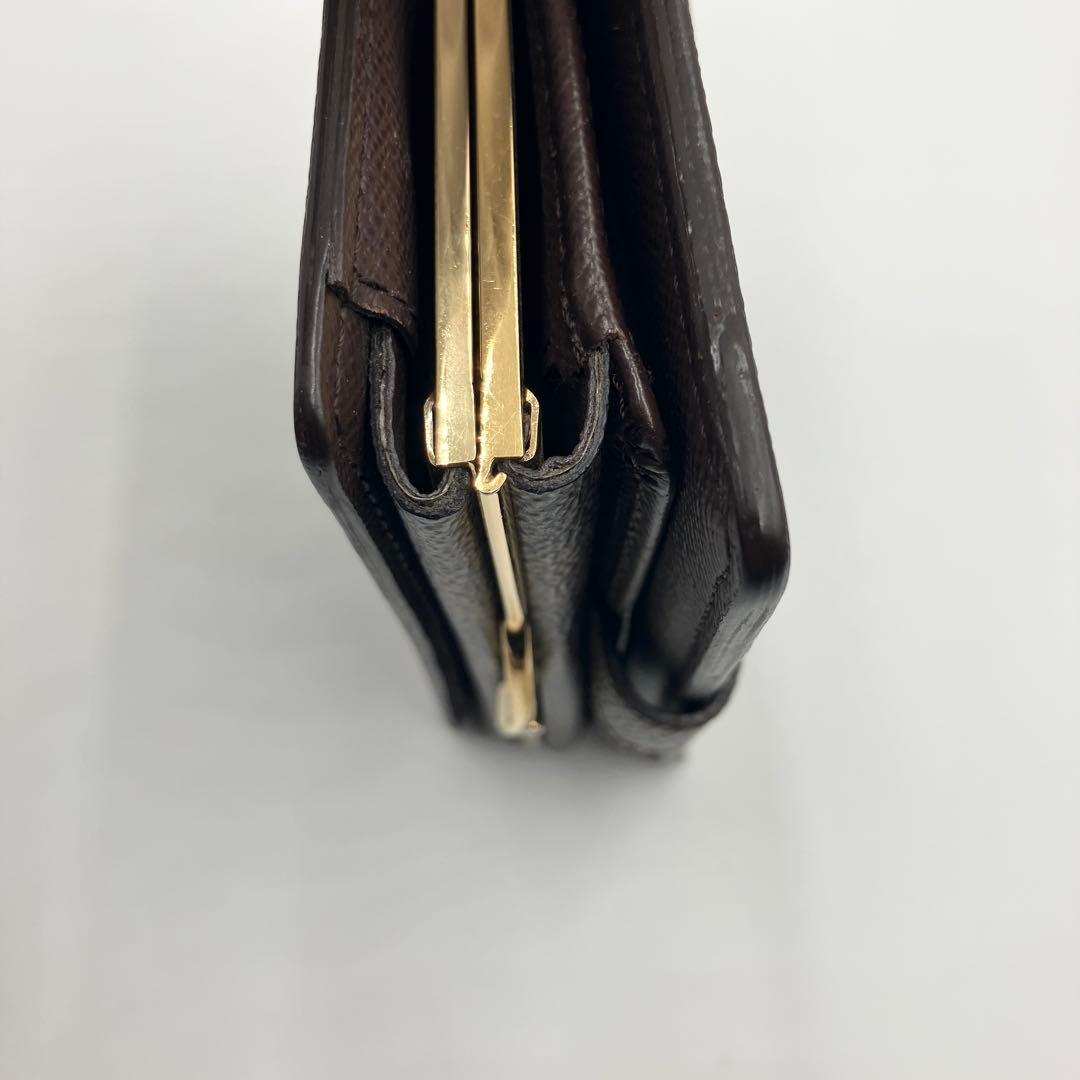 美品✨新型★ルイヴィトン ヴィエノワ ダミエ 二つ折り　ブラウン