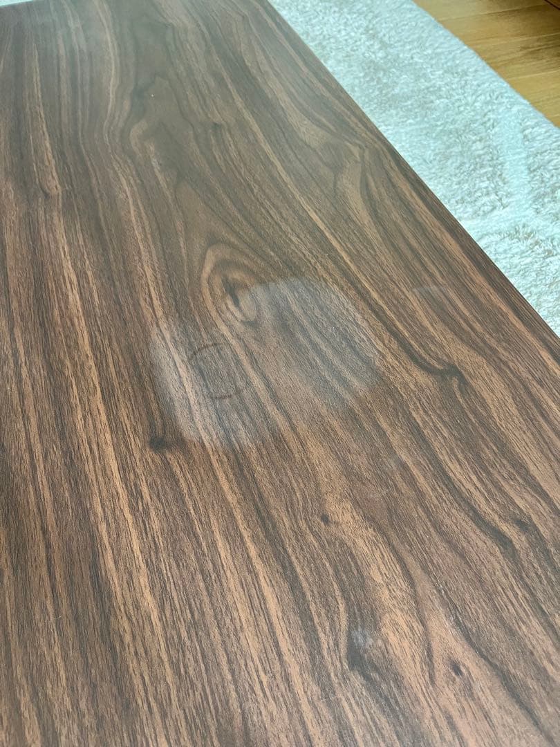 昇降式　折りたたみテーブル ダークブラウン