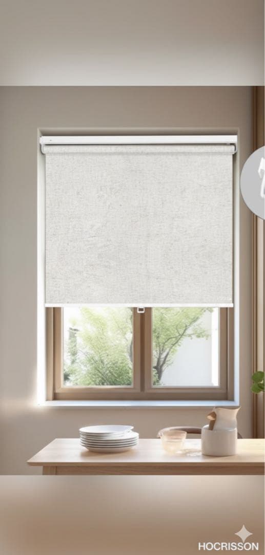 【HOCRISSON ロールスクリーン】 突っ張り式（穴開け不要）一級遮光