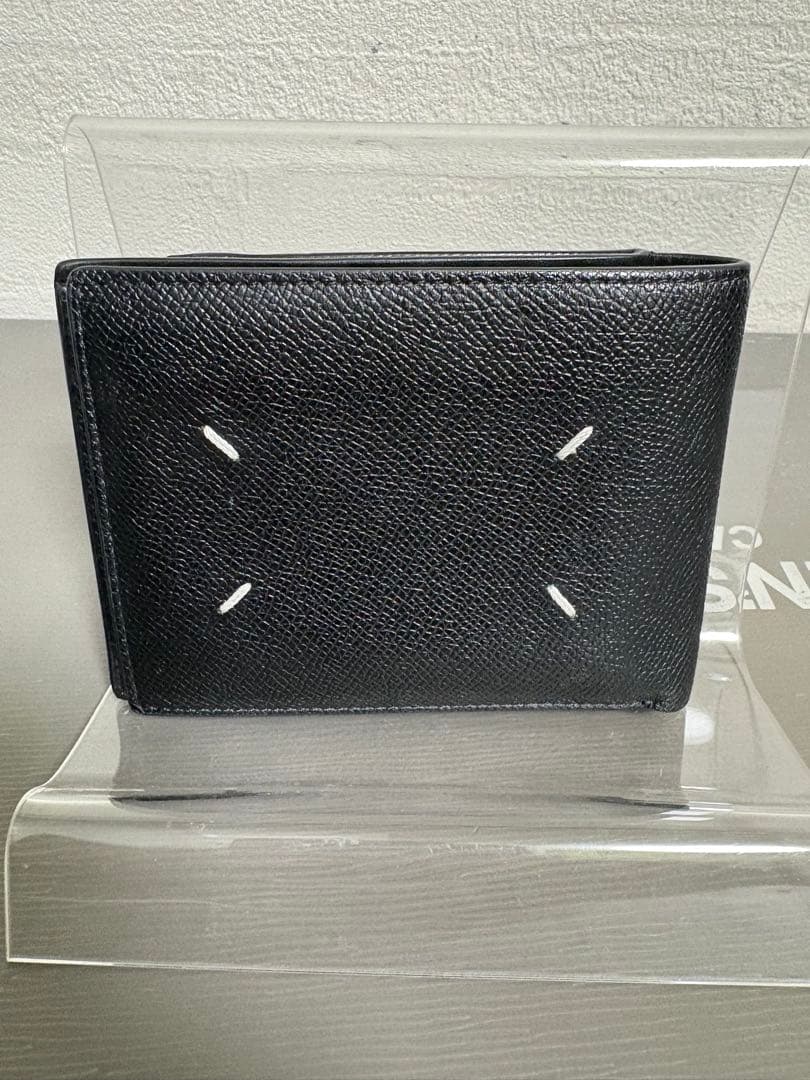 #メゾンマルジェラ MAISON MARGIELA 二つ折り財布 黒 美品