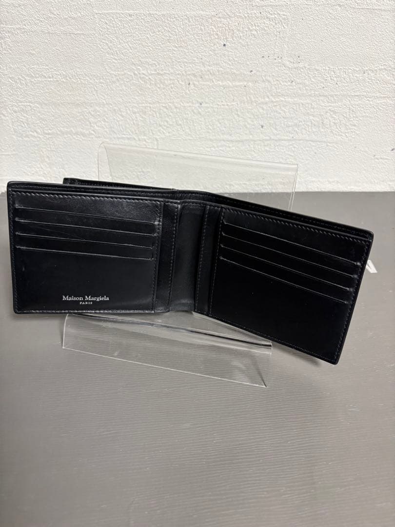 #メゾンマルジェラ MAISON MARGIELA 二つ折り財布 黒 美品