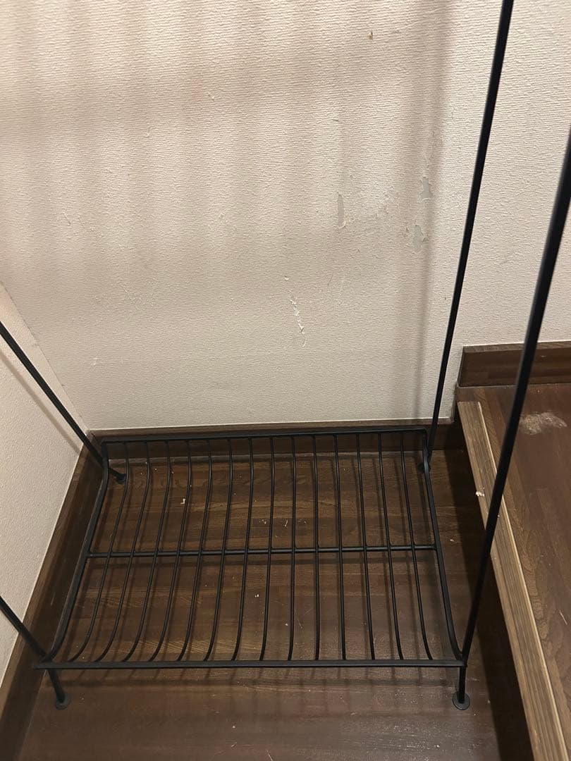 unico stella ウニコ ステラ ワイドハンガー 黒 アイアン製 ラック