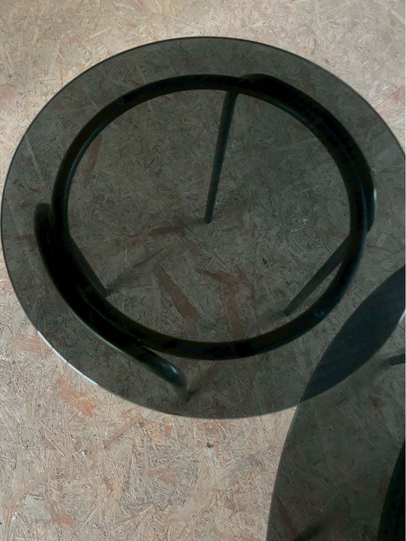 ガラステーブルセット ブランド不明