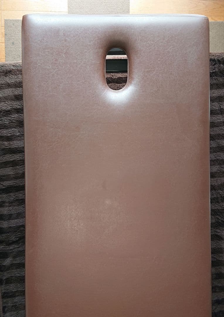 施術用 高田ベッド 上下昇降可能 手動 有孔ボディーベッド ４本足