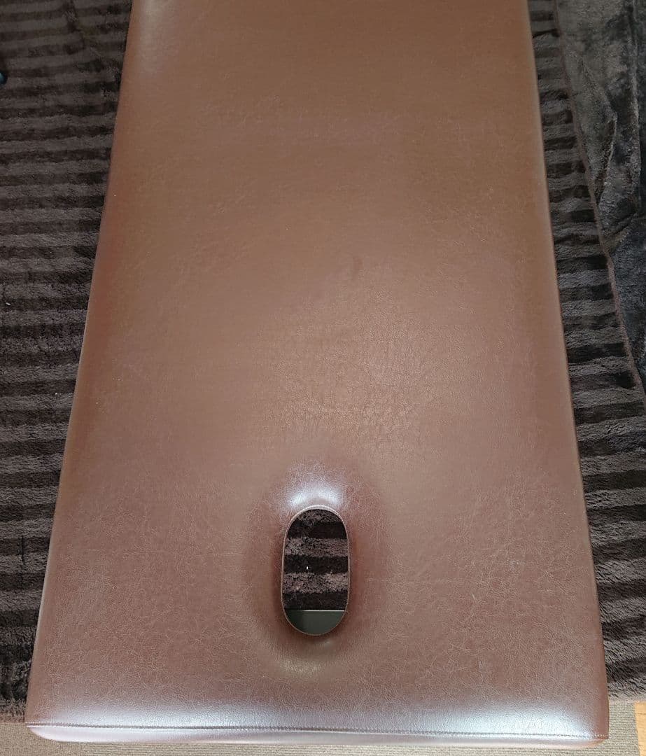 施術用 高田ベッド 上下昇降可能 手動 有孔ボディーベッド ４本足