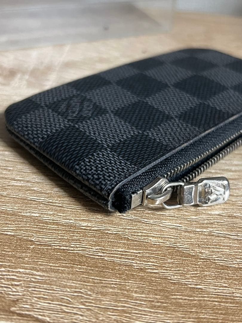 ルイヴィトン ケース ダミエグラフィット　ポシェットクレ N60155