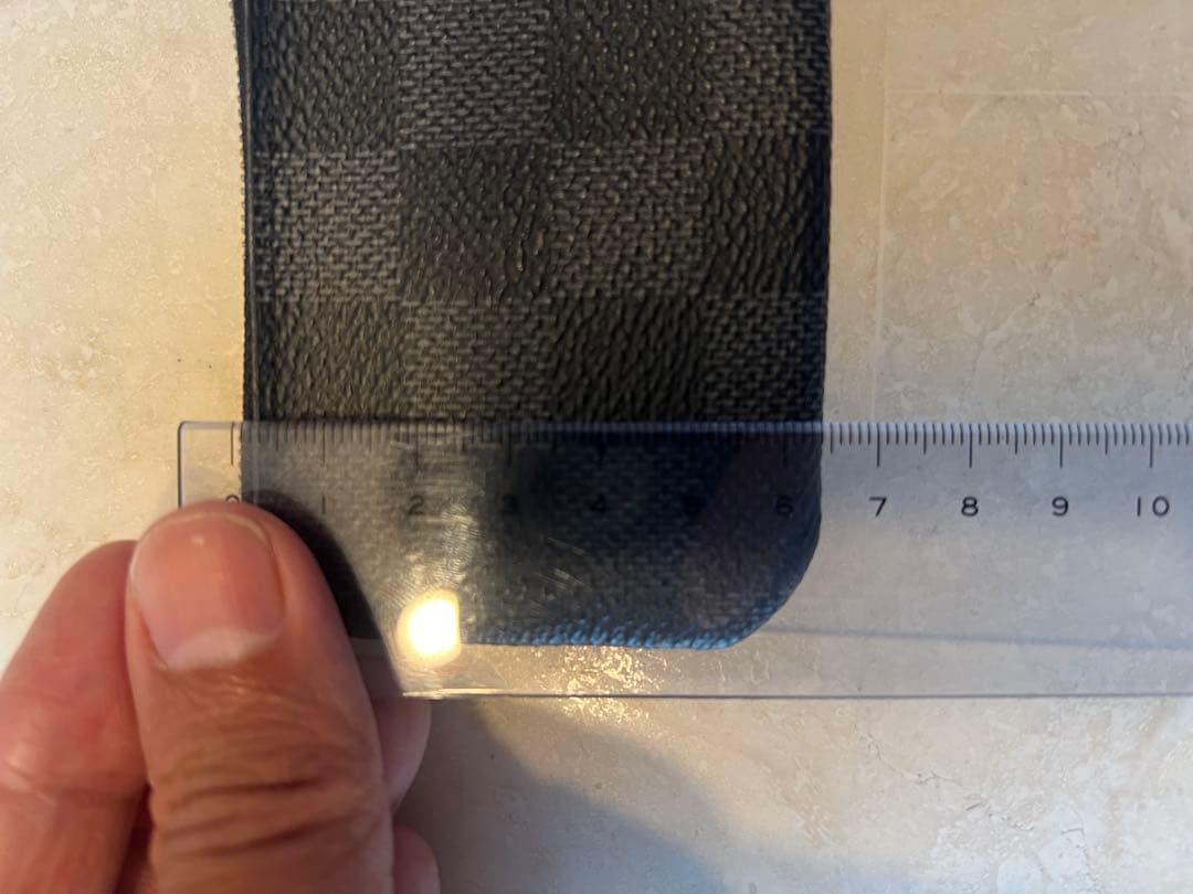 ルイヴィトン ケース ダミエグラフィット　ポシェットクレ N60155