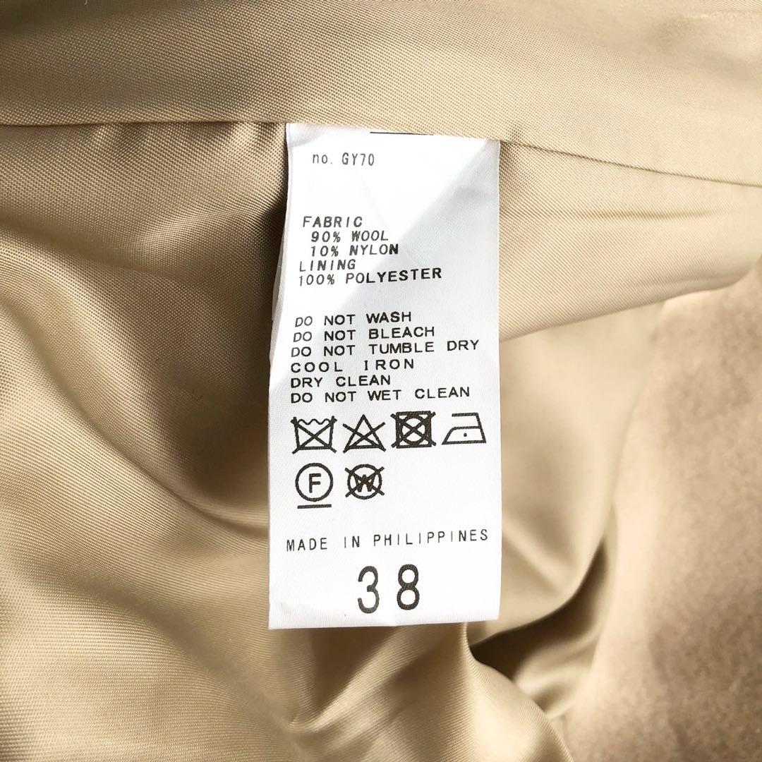 美品❤️スローブイエナ　パイルメルトンスタンドコクーンコート　ベージュ　M