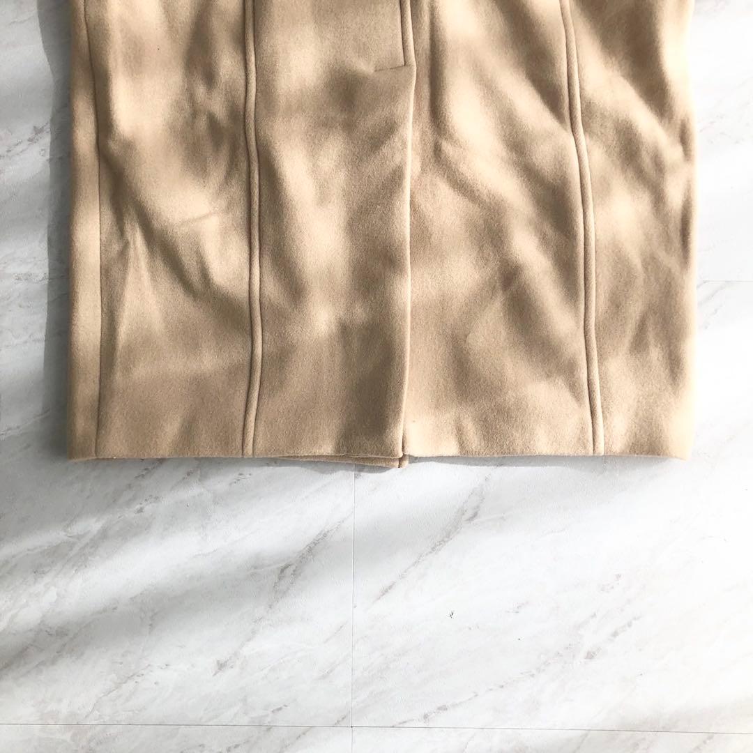 美品❤️スローブイエナ　パイルメルトンスタンドコクーンコート　ベージュ　M