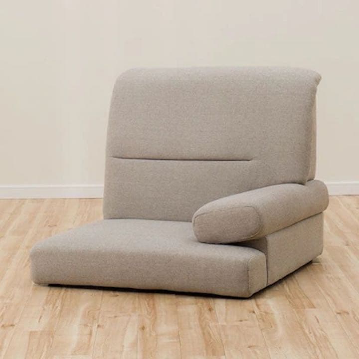 ニトリ　右肘1人用ローソファ(Nゲート ファブリックBE)