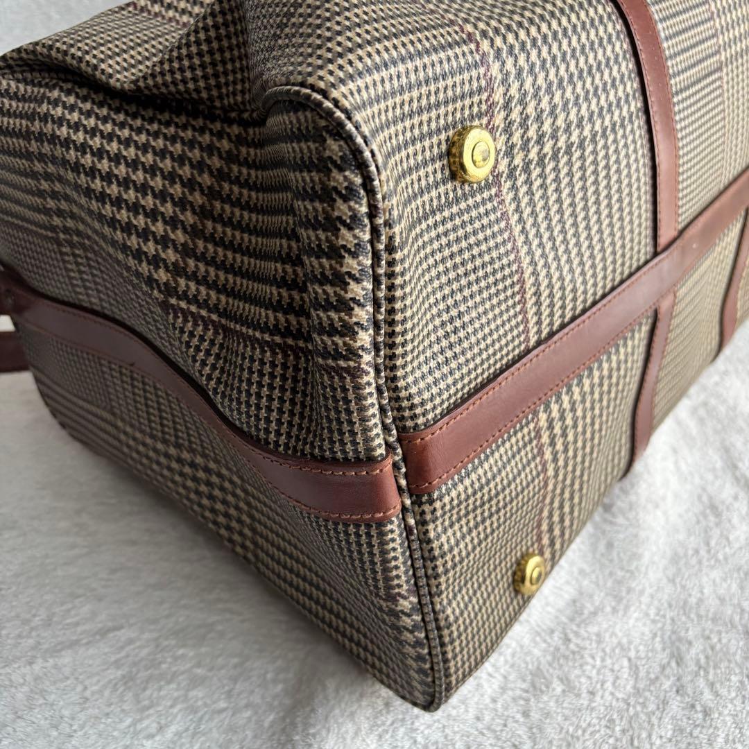 ✨️美品 ポロラルフローレン ボストンバッグ ブラウン PVCレザー 2WAY