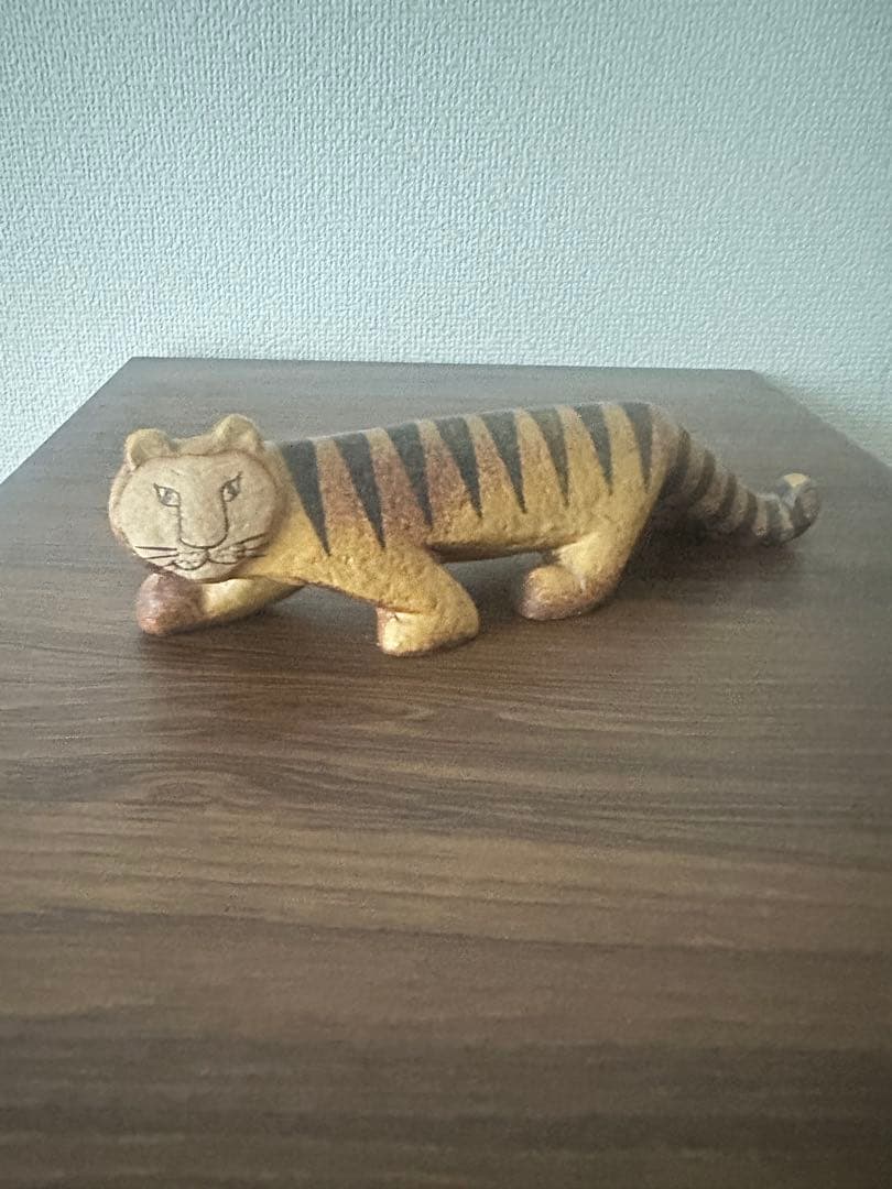 【断捨離により6/27（金）迄の出品】リサ・ラーソン タイガー 陶器 置物