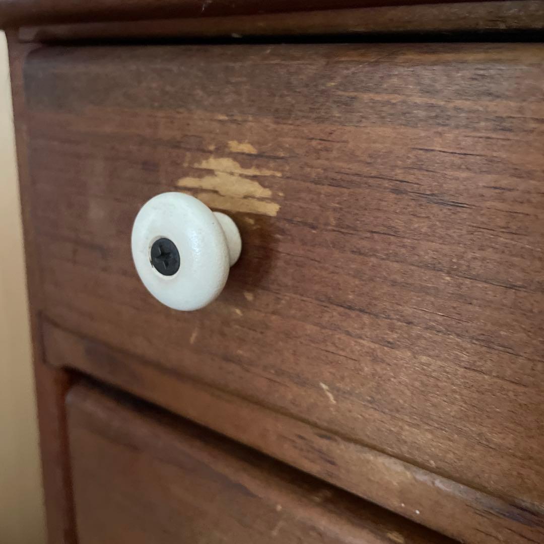 木製飾り棚　扉付き　カントリー　コーハウス　アンファン