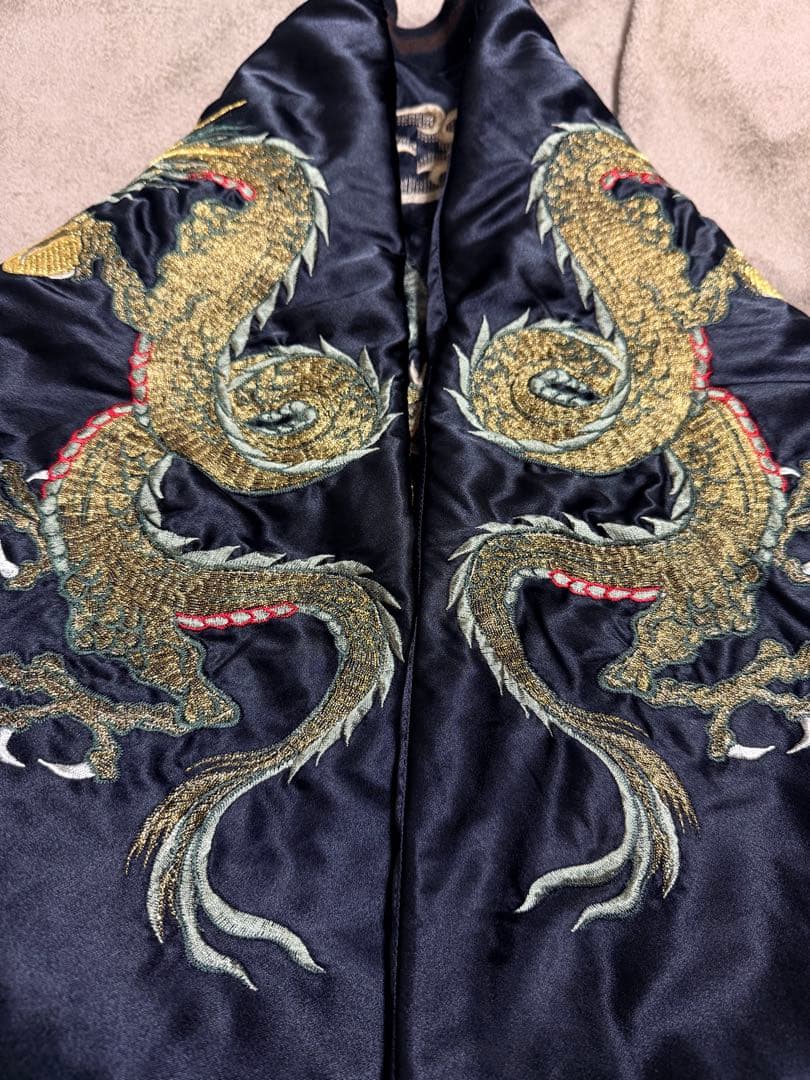 美品 日本製 HOSHIHIME 龍 限定 vintage サテン unisex