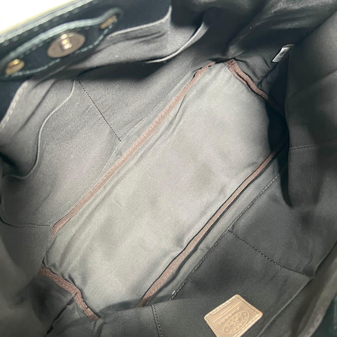 美品✨　ラシット russet トートバッグ　オールレザー　ゴールド金具　A4