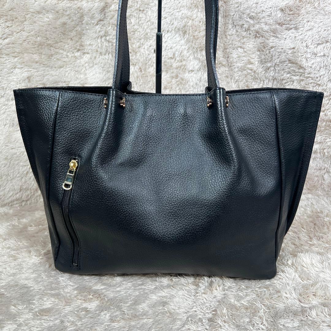 美品✨　ラシット russet トートバッグ　オールレザー　ゴールド金具　A4