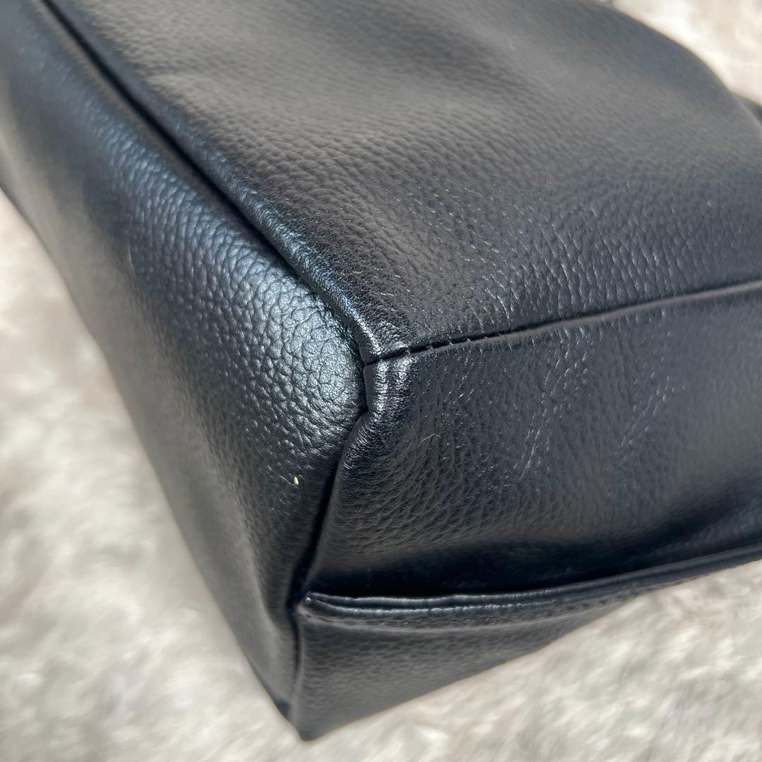 美品✨　ラシット russet トートバッグ　オールレザー　ゴールド金具　A4