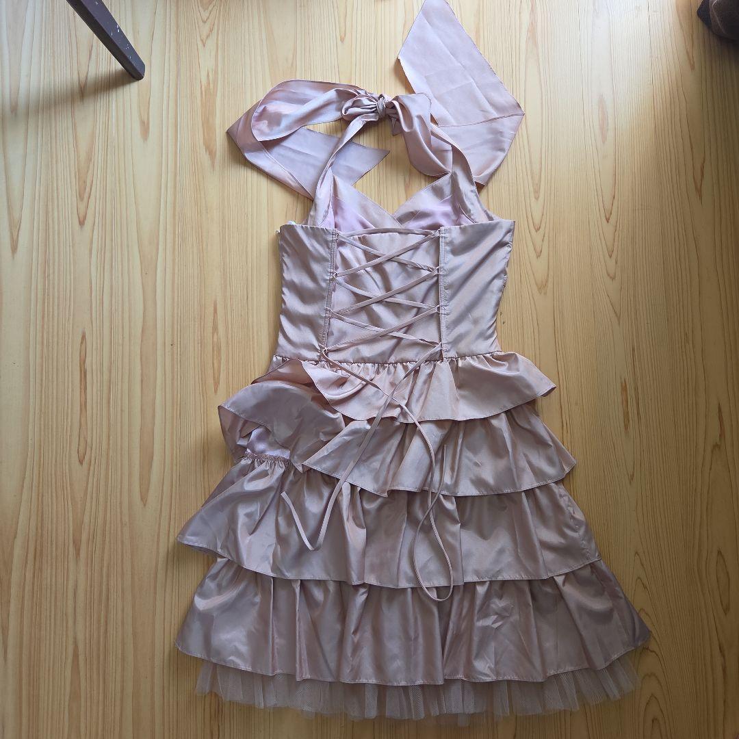 【期間限定お値下げ！】Sheio フリルピンクドレス