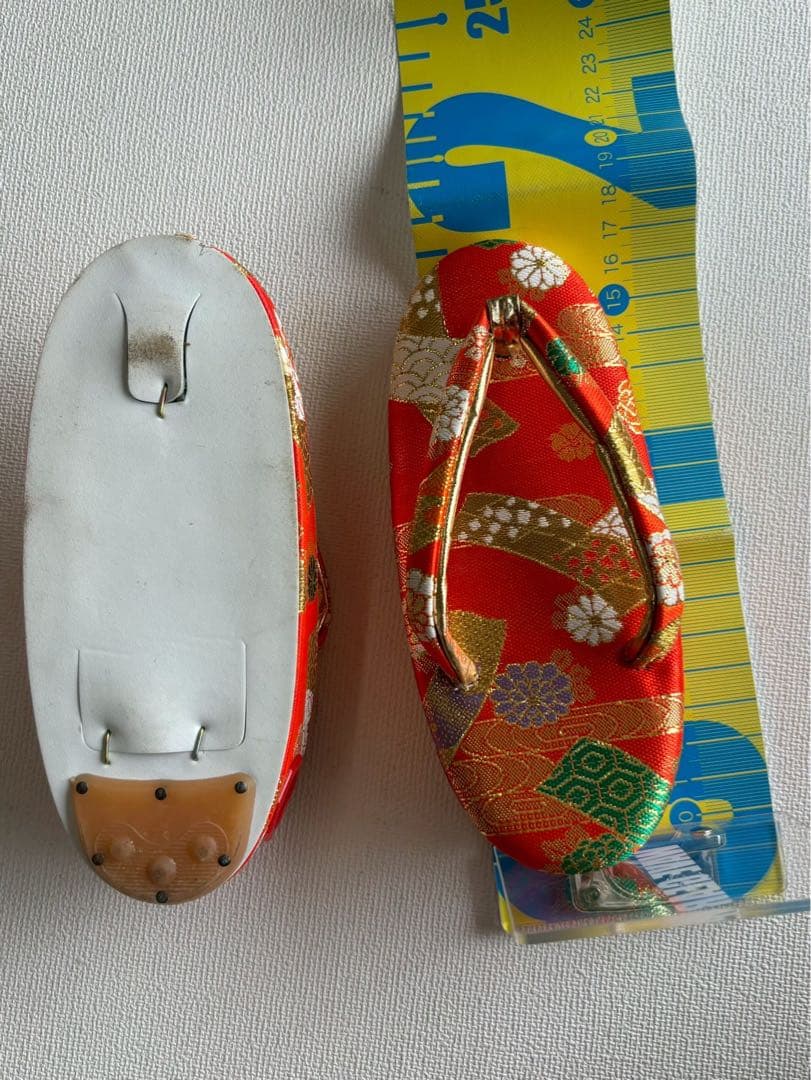 フルセット　七五三３歳女の子　きもの　被布　赤　御所車　長襦袢付　小物　7049