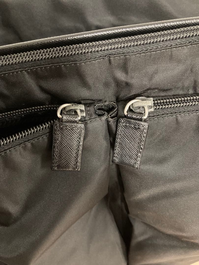 美品★PRADA★プラダ★メッセンジャーバッグ ★サフィアーノ×ナイロン★