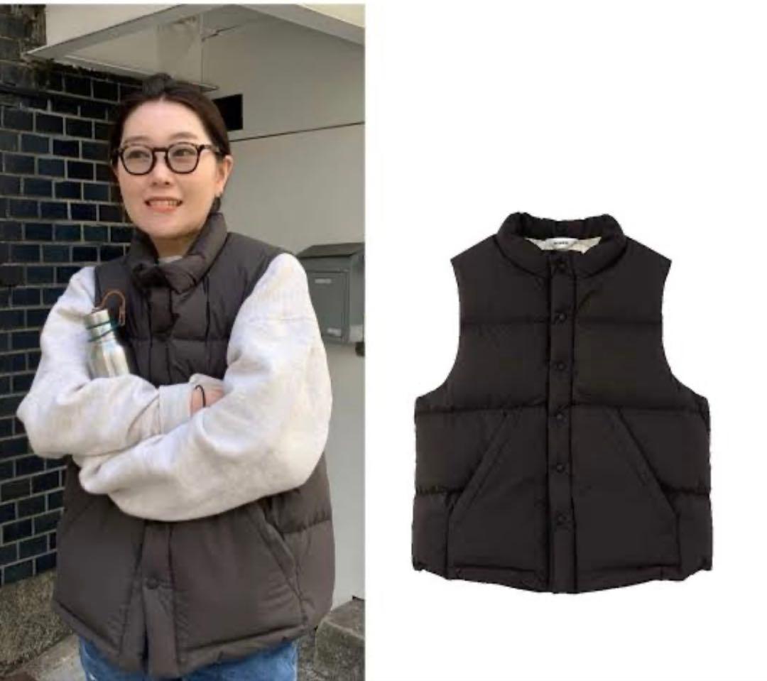 F/CE.xDIGAWEL ダウンベスト ブラック 柴田ひかり着用⭕️