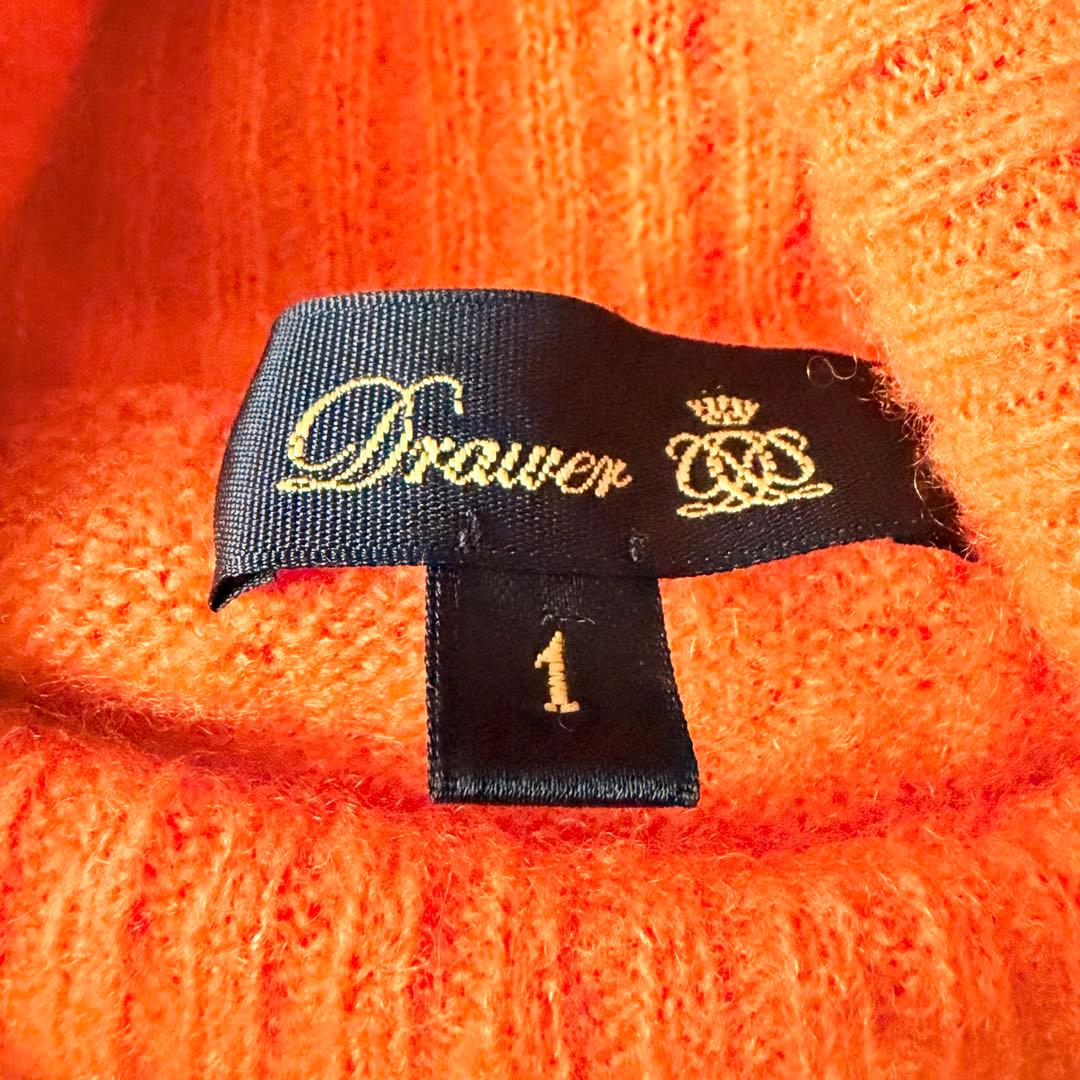 5559 美品✨ ドゥロワー タートルネックセーター ニット カシミヤ オレンジ