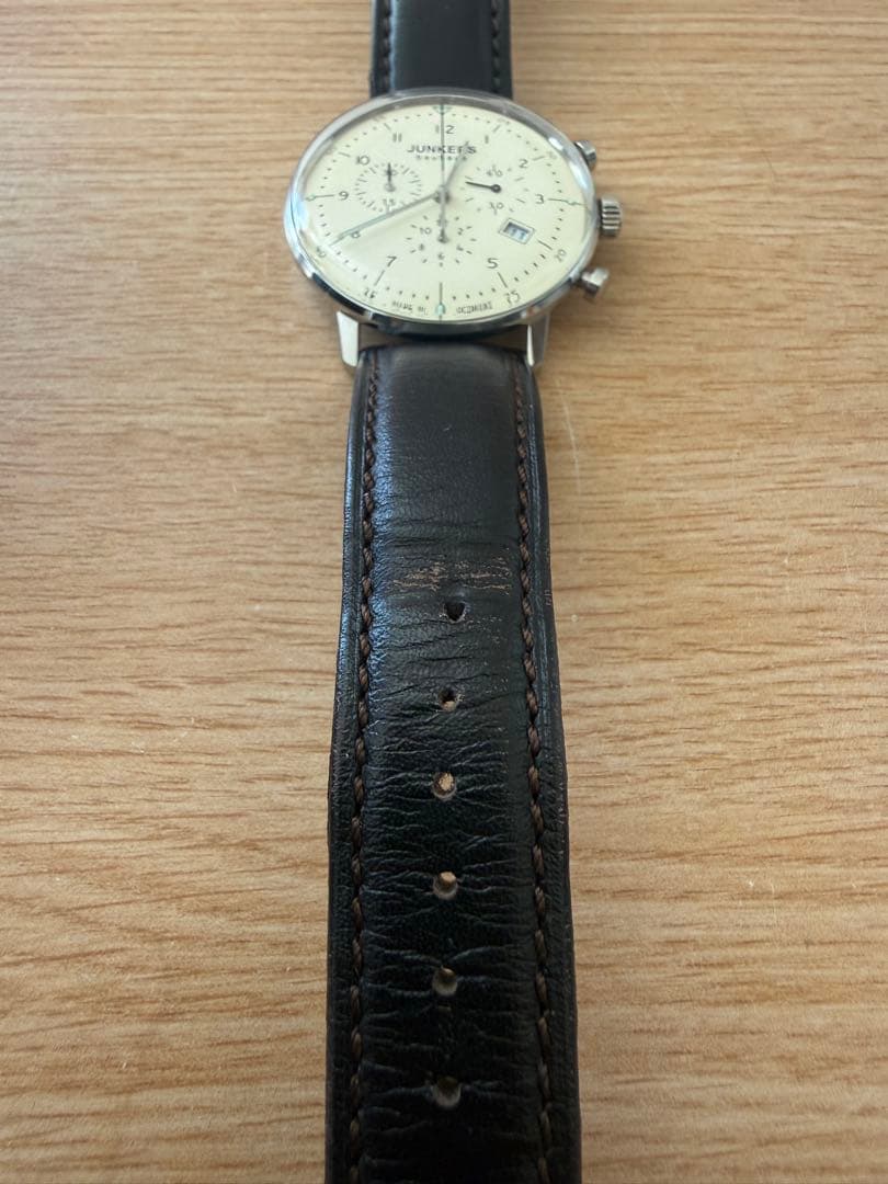 JUNKERS Bauhaus　クロノグラフ 　ドイツ製 時計　箱付