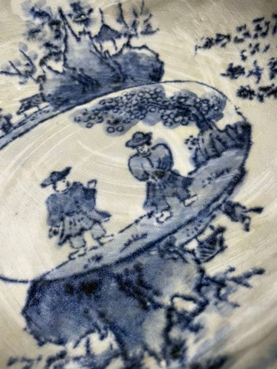 片口唐山 大きな盛り皿