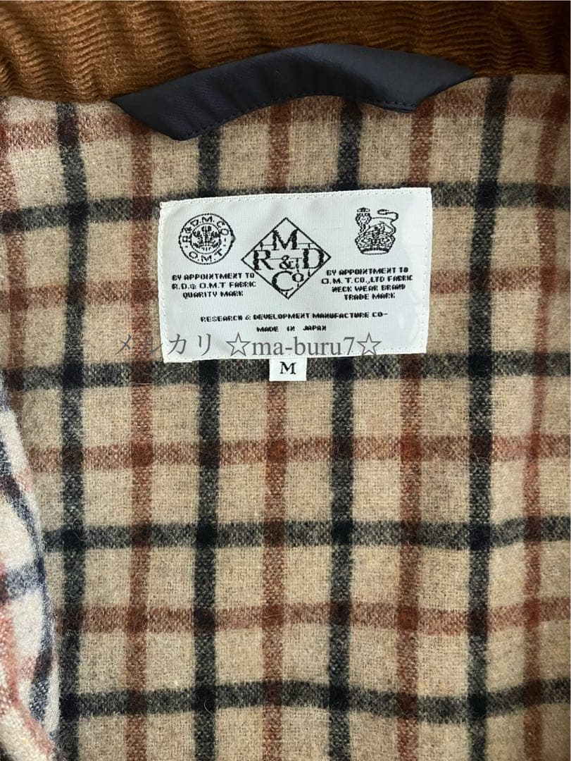 【R&D.M.Co-(オールドマンズテーラー)】 ハンティングコート