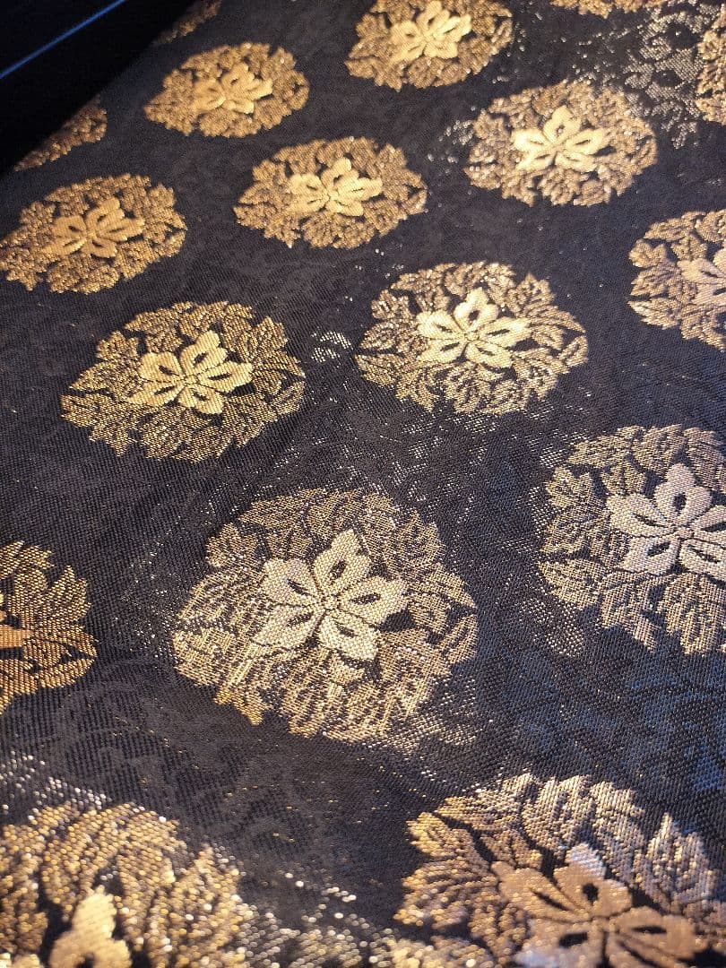 A745高級‼️ひな祭り‼️手毬模様‼️袋帯テーブルランナー2m16cm