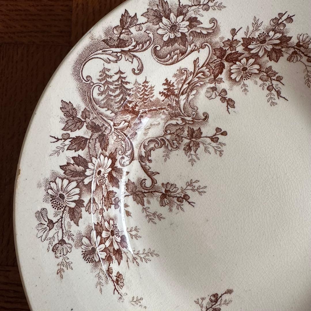 極美品　【A】深皿 ジョワジールロワ　POMPADOUR フランスアンティーク