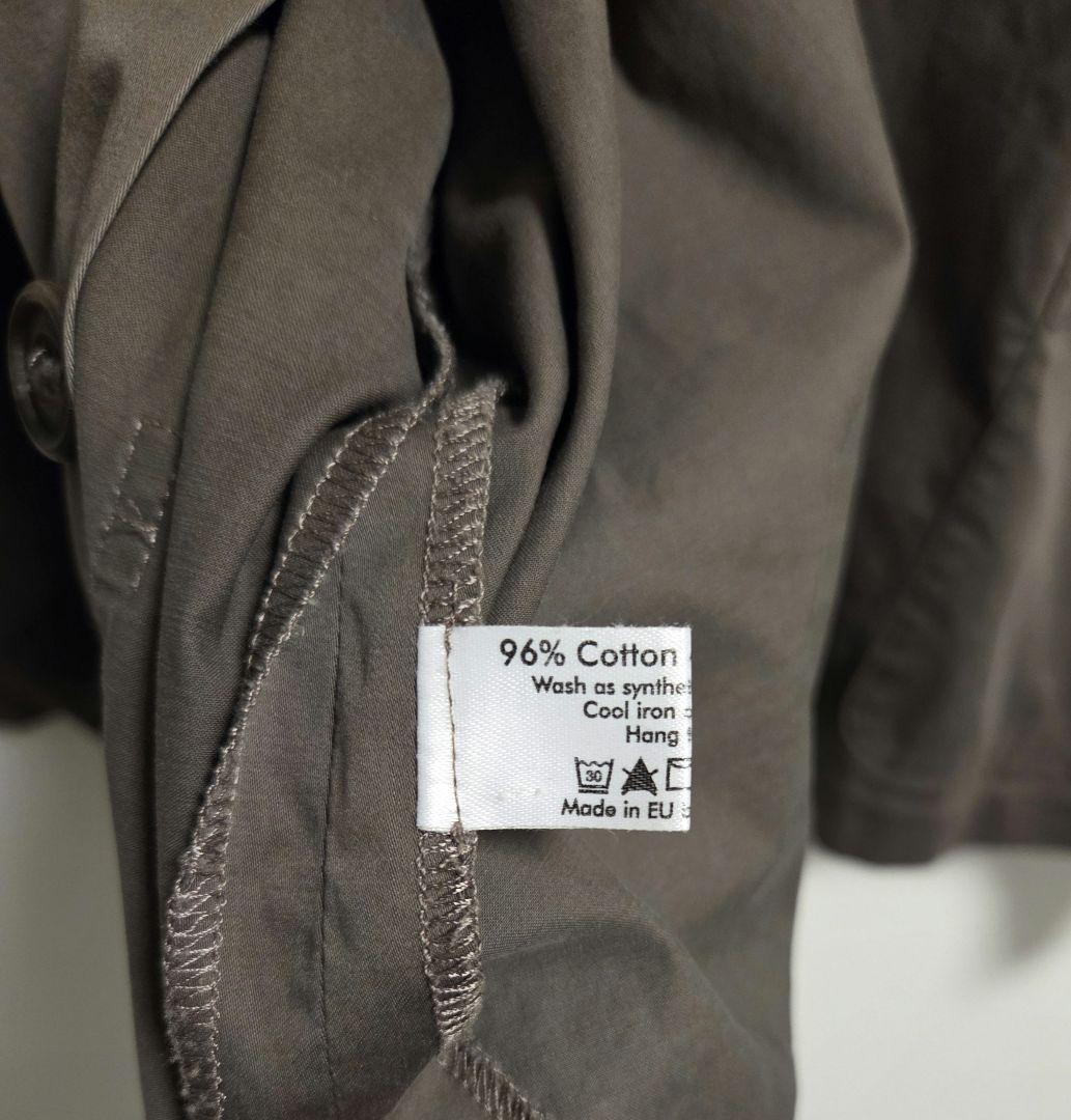 s*o様 ダークブラウン オープンカラー 長袖シャツ