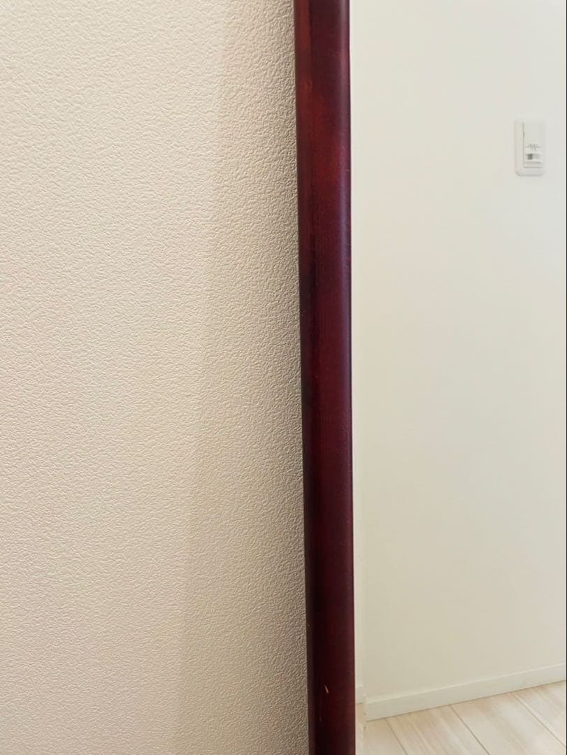 カリモク　 ウォール ミラー 姿見　木製 壁掛け 鏡