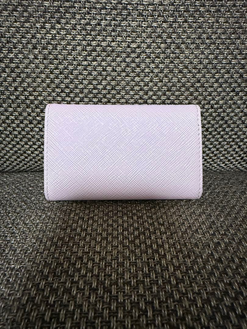 PRADAサフィアーノ　キーケース　ピンク